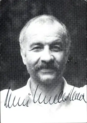 Foto Ak Schauspieler Armin Mueller-Stahl, Porträt, Autogramm