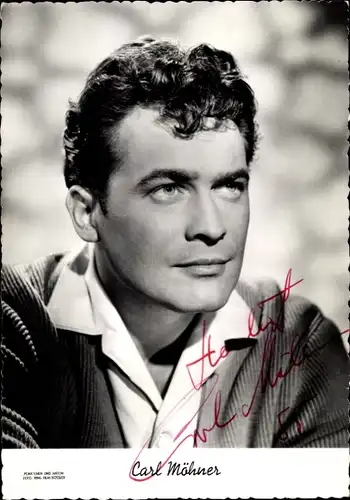 Ak Schauspieler Carl Möhner, Portrait, Autogramm