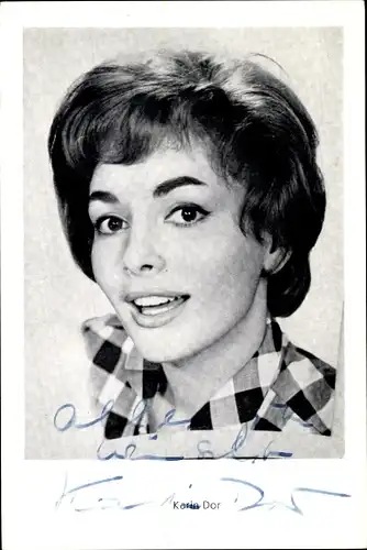 Ak Schauspielerin Karin Dor, Portrait, Autogramm