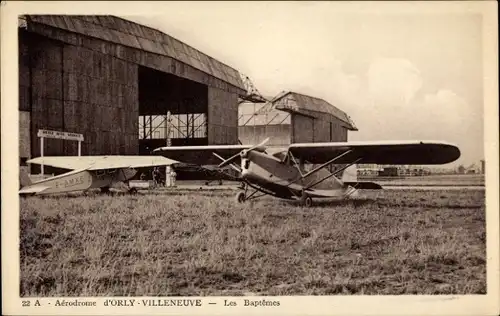 Ak Orly Villeneuve Val de Marne, Aerodrome, Flughafen, Flugzeuge, F-AMXE