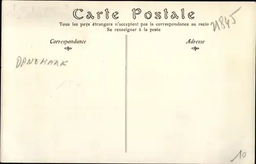 Ak Paris, König Frederik VIII. von Dänemark, Staatsbesuch 17. Juni 1907, Präsident Armand Fallières