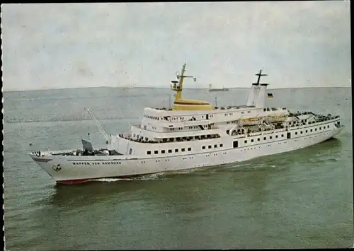 Ak Schiff Wappen von Hamburg, HADAG-Seetouristik
