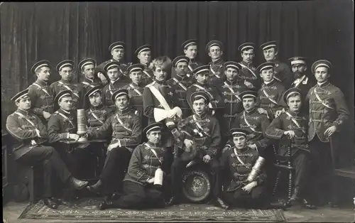 Studentika Foto Ak Gruppenaufnahme von Studenten