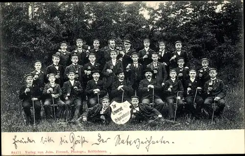 Studentika Foto Ak Gruppenaufnahme von Studenten, Präparanden