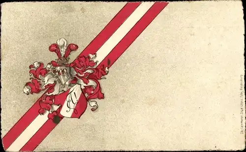 Präge Studentika Ak Verbindungswappen