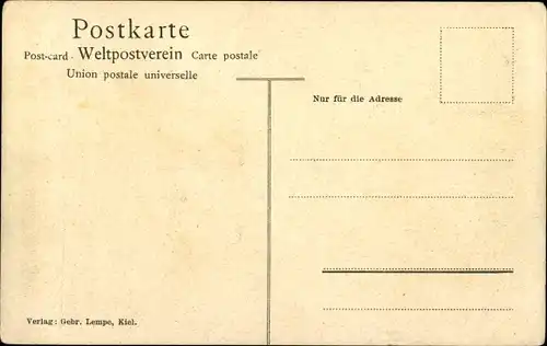 Litho Deutsche Kriegsschiffe, Kriegsflotte auf hoher See, Gewitter bei Nacht, Blitze