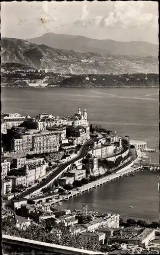 Ak Monte Carlo Monaco, Vue generale, Cap Martin