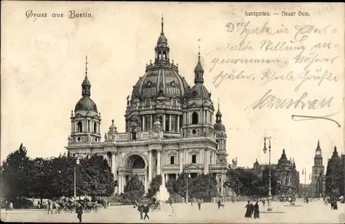 Ak Berlin Mitte, Lustgarten, Neuer Dom