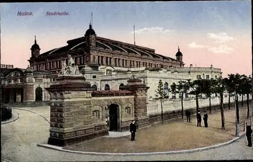 Ak Mainz am Rhein, Stadthalle