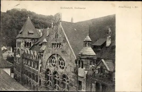 Ak Freiburg im Breisgau, Erzbischöfliches Ordinariat