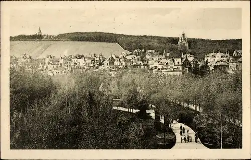 Ak Wiesbaden in Hessen, Nerotalanlagen, Panorama