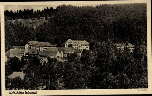 Ak Isny im Allgäu, Heilstätte Überruh, Panorama