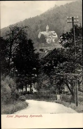 Ak Bad Herrenalb im Schwarzwald, Hotel Meyenberg