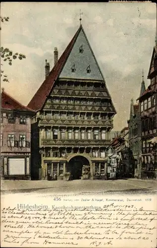 Ak Hildesheim, Knochenhaueramtshaus