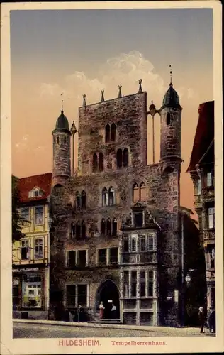 Ak Hildesheim in Niedersachsen, Tempelherrenhaus