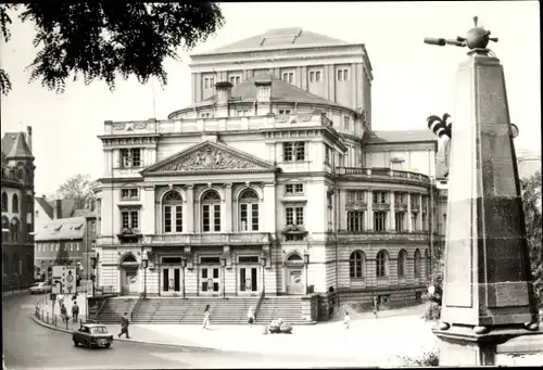 Ak Altenburg in Thüringen, Theater, Denkmal