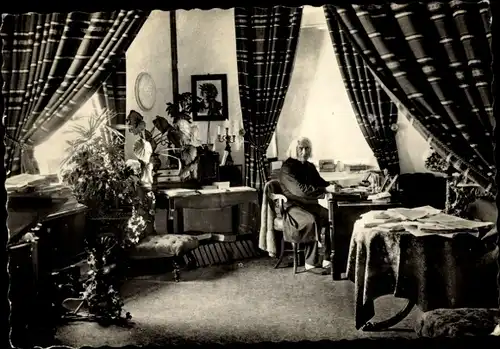 Ak Weimar in Thüringen, Franz Liszt in seinem Zimmer