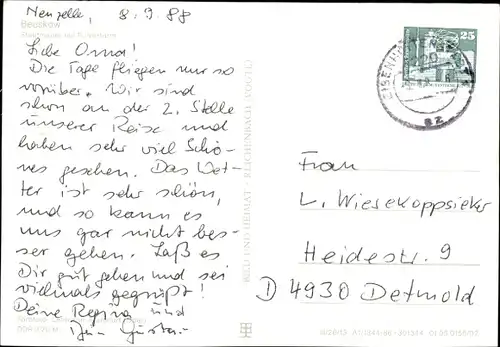 Ak Beeskow in der Mark, Stadtmauer mit Pulverturm