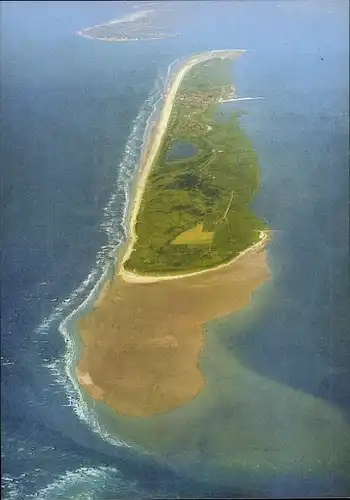 Ak Nordseebad Juist in Ostfriesland, Luftbild