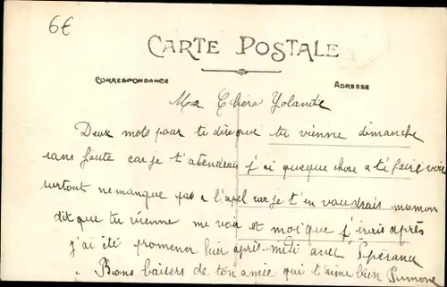 Ak Senlis Oise, Saint Vincent College