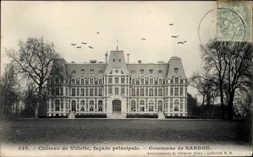 Ak Clermont-Oise, Château de Villette, Gemeinde Sarron