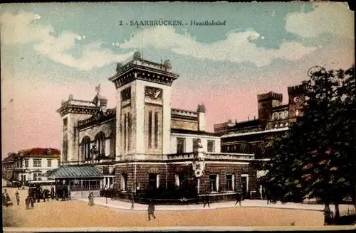 Ak Saarbrücken, Hauptbahnhof