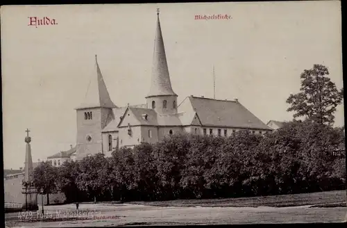 Ak Fulda in Hessen, Michaelskirche