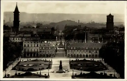 Ak Karlsruhe in Baden, Totalansicht
