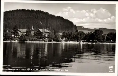 Ak Titisee Neustadt im Breisgau Hochschwarzwald, Schwarzwaldhotel am See