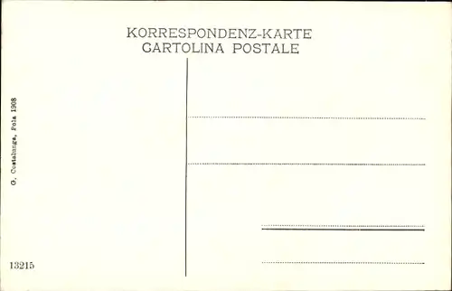 Ak Pola Pula Kroatien, Tempio d'Augusto