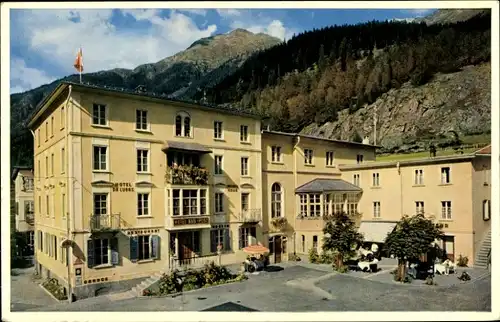 Ak Zernez Kt. Graubünden, Hotel Baer