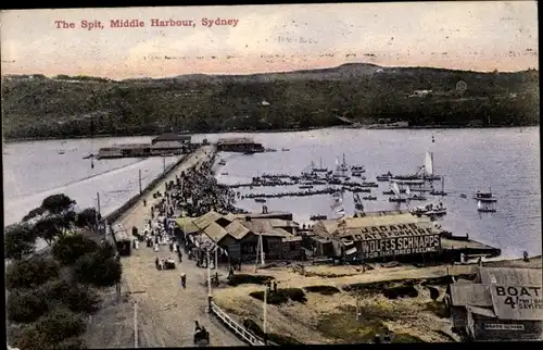 Ak Sydney Australien, The Spit, Middle Harbour