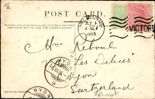 Ak Melbourne Victoria Australien, Princes Bridge