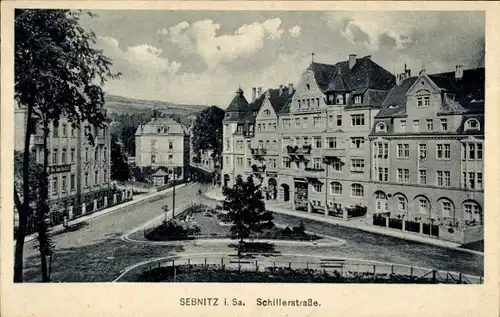 Ak Sebnitz Sächsische Schweiz, Schillerstraße