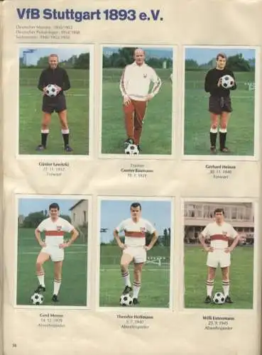 Bundesliga 1968/69 Fußball Bilder, Bergmann, 324 Sammel Bilder, 1969