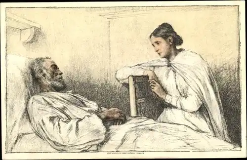 Ganzsachen Künstler Ak, Schweiz, Bundesfeier 1927, Krankenschwester