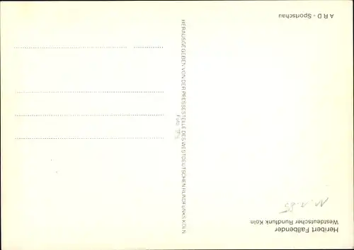 Ak Journalist und Moderator Heribert Faßbender, Portrait, Autogramm