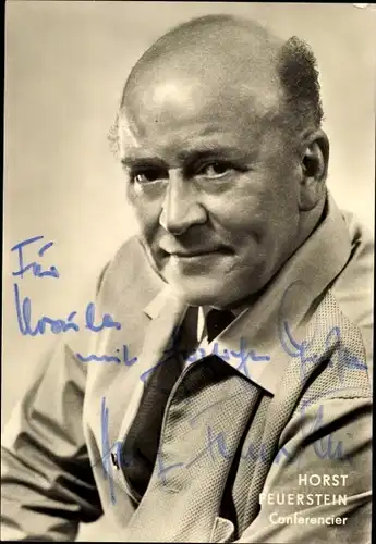 Ak Schauspieler Horst Feuerstein, Portrait, Autogramm