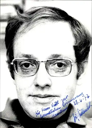 Ak Schauspieler Peter Stöckli, Portrait, Autogramm