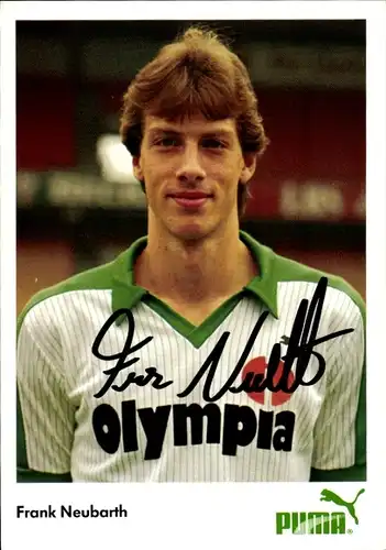 Ak Fußball, Frank Neubarth, Werder Bremen, Autogramm