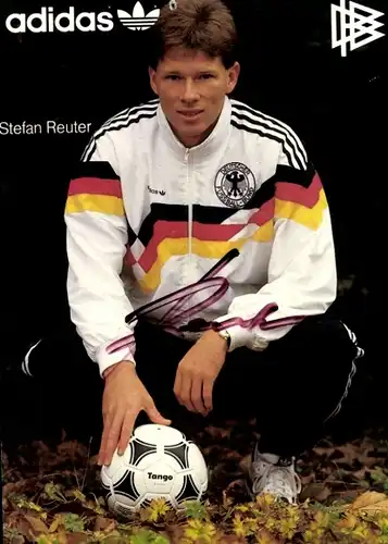 Ak Fußball, Stefan Reuter, Deutscher Fußball-Bund, Autogramm