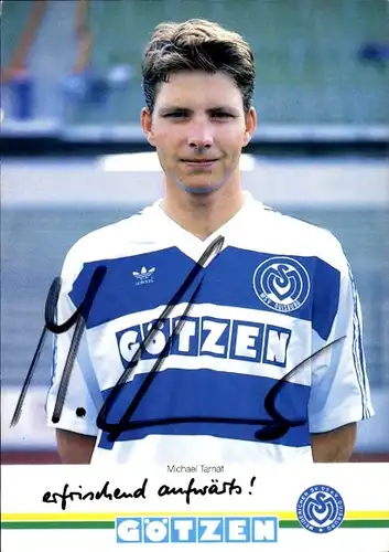 Autogrammkarte Fußball, Michael Tarnat, MSV Duisburg, Autogramm
