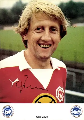 Ak Fußball, Gerd Zewe, Fortuna Düsseldorf, Autogramm