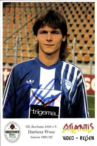 Ak Fußball, Dariusz Wosz, VfL Bochum, Autogramm