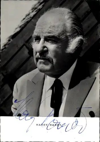 Ak Schauspieler Harry Hardt, Autogramm, Portrait