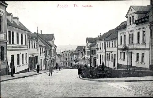 Ak Apolda in Thüringen, Bergstraße