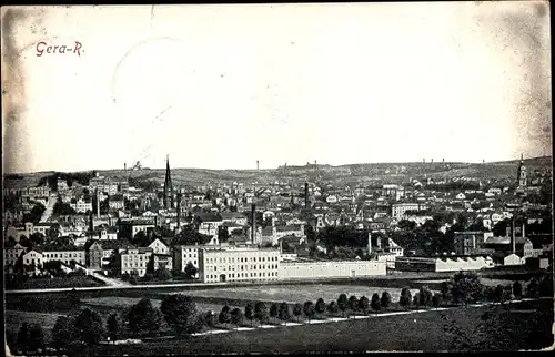 Ak Gera in Thüringen, Gesamtansicht