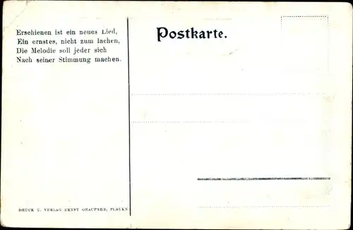 Ak Das Urteil im Himmel, Himmelspforte, Bauer, Ein Autofex rast ohne Licht die Stunde 80 Kilometer