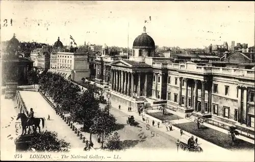 Ak London City England, National Gallery