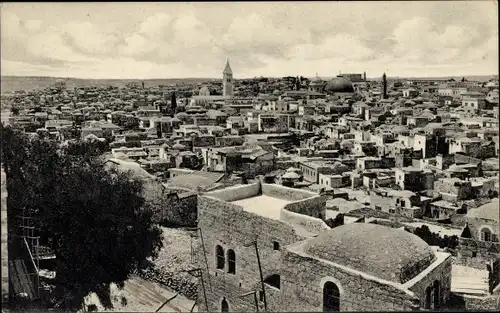 Ak Jerusalem Israel, Gesamtansicht